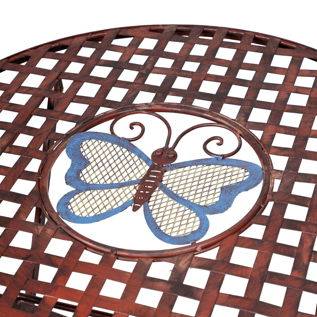 Alpine Butterfly Table and Two Chairs Bistro Set L4236