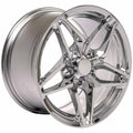 Chrome 17x9.5 Corvette Rim O566