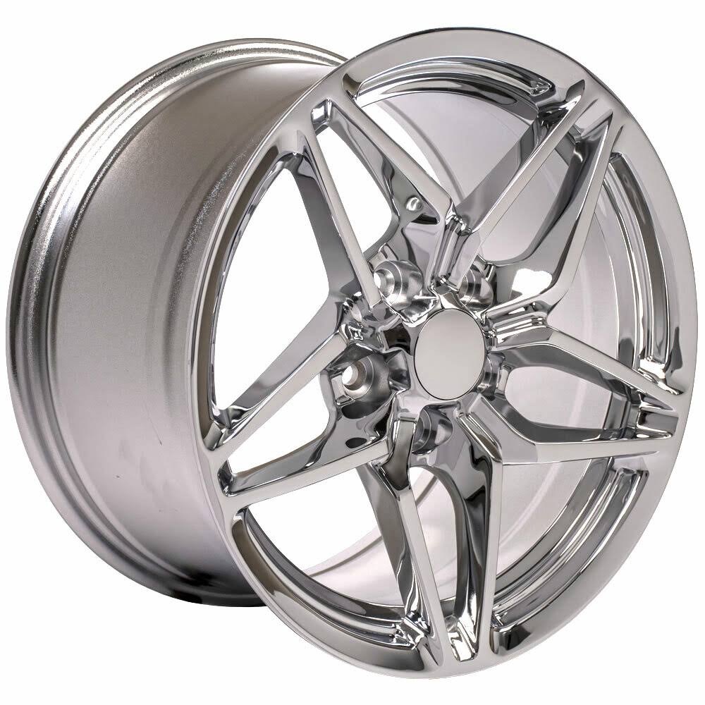 Chrome 17x9.5 Corvette Rim O566