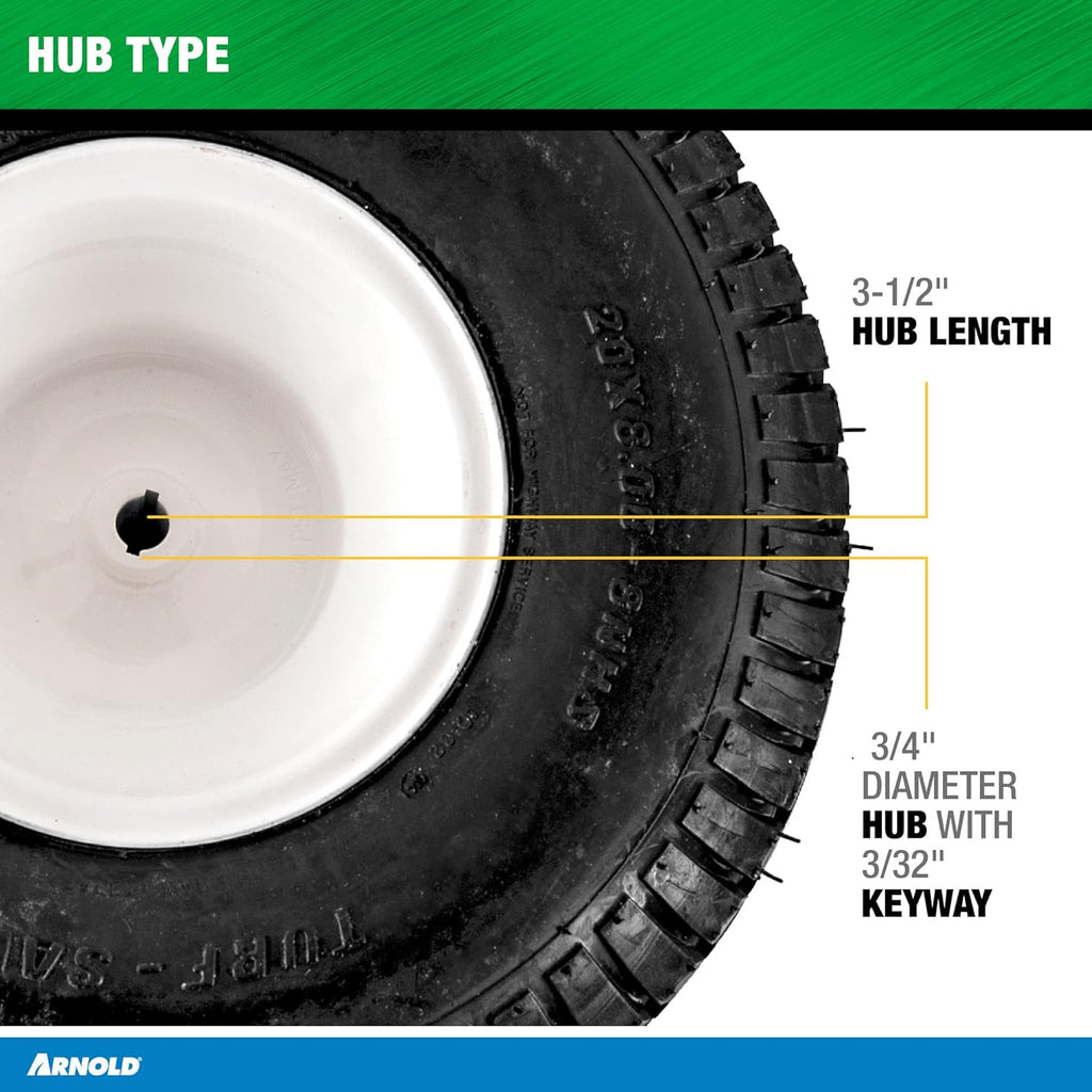 20-Inch x 8-Inch Replacement Tractor Tire L495614