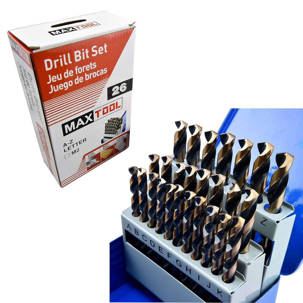 26 Pieces High Speed Steel M2 Twist Drill Bit Set C322