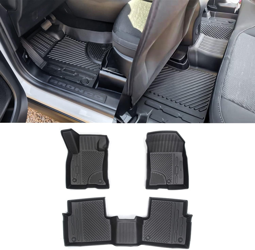 All Weather Floor Liners for Bronco Sport 2021 2022 Models G409995