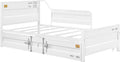 White Twin Size Daybed & Trundle U7407