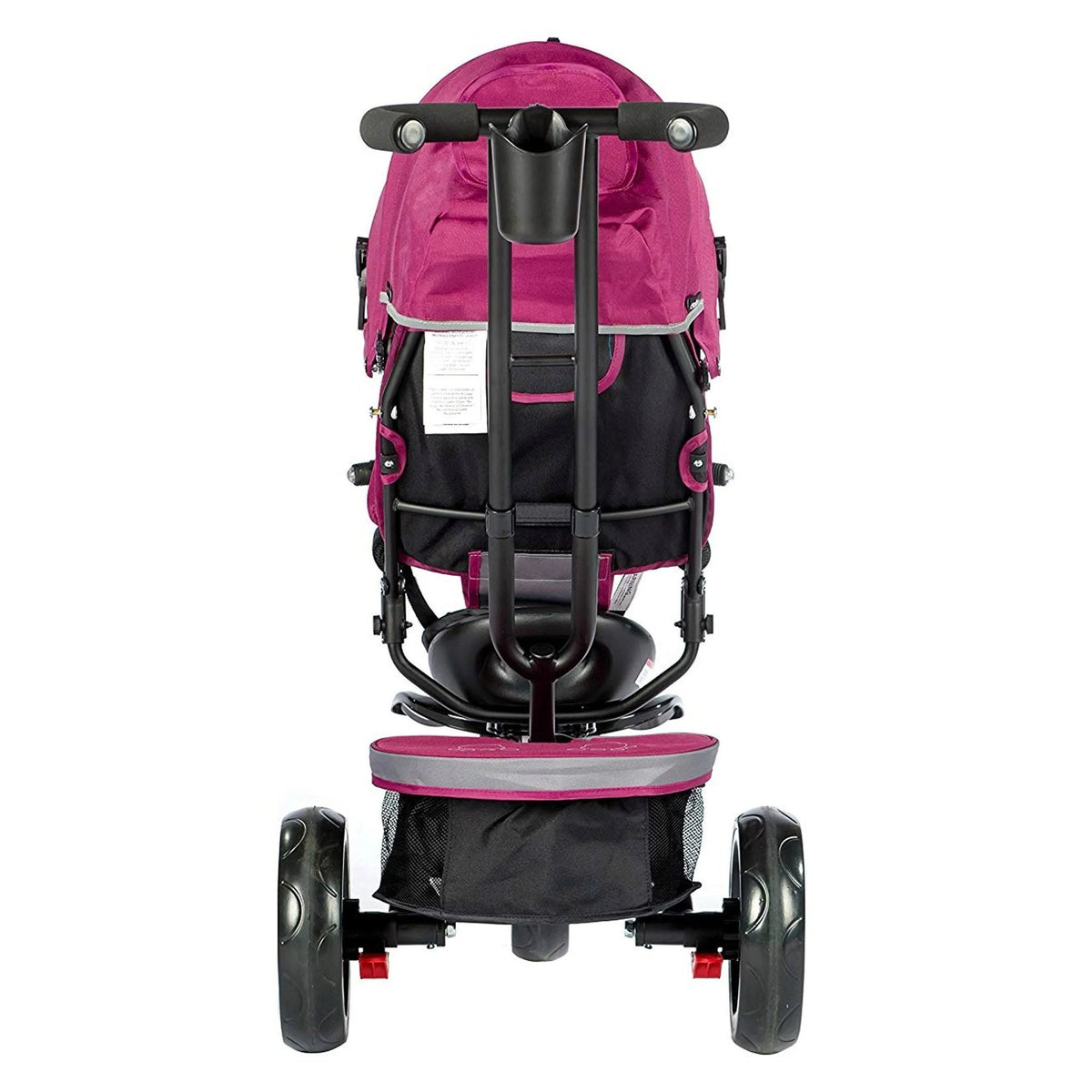 Pink 4-in-1 Full Canopy Stroller Trike E8125