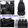 Black&Red Synthetic Leather Car Seat Cover Full Set X9067