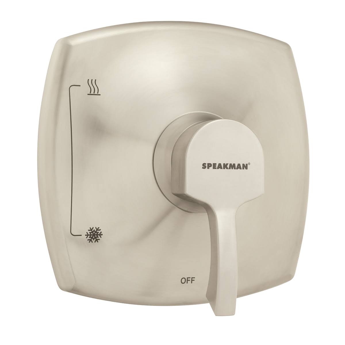 Brushed Nickel Pressure Balance Shower Valve and Trim L63025