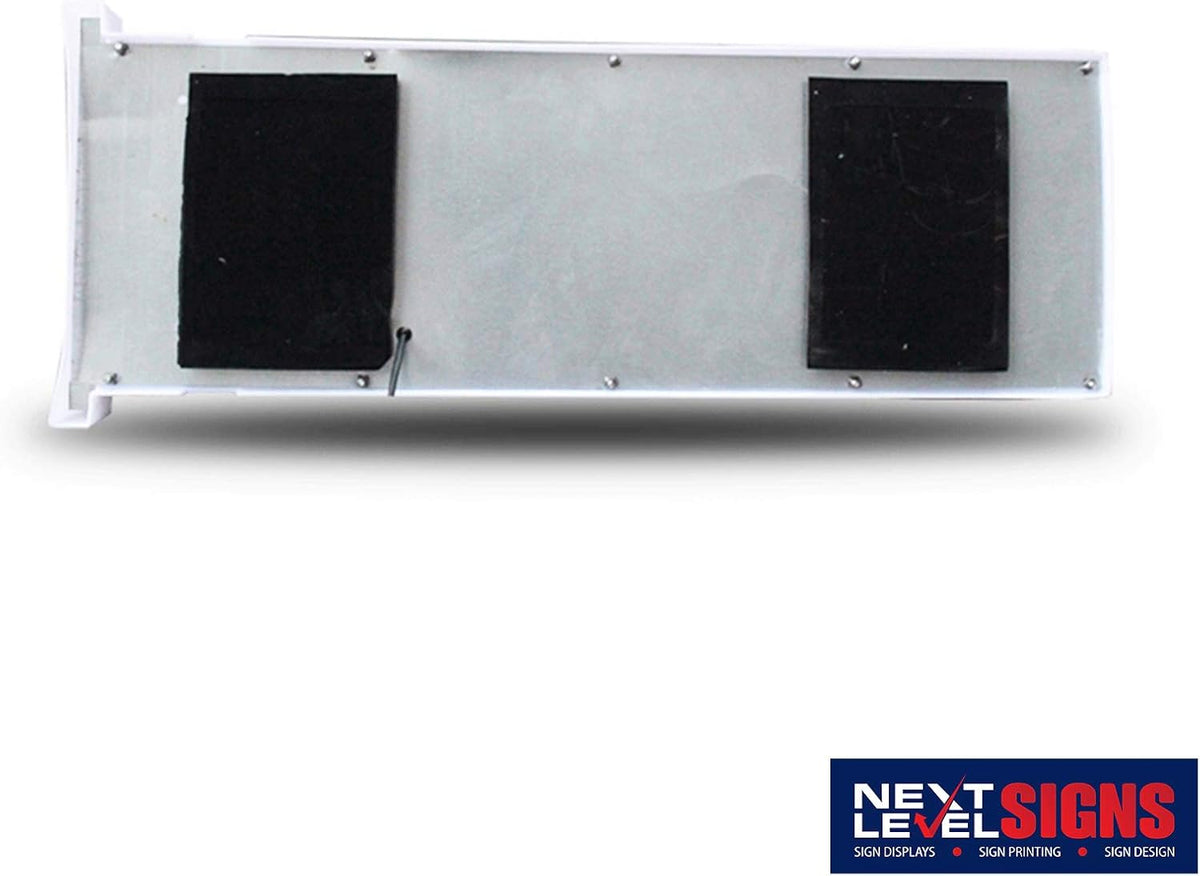 Blank Car Top Lighted Signs O818483