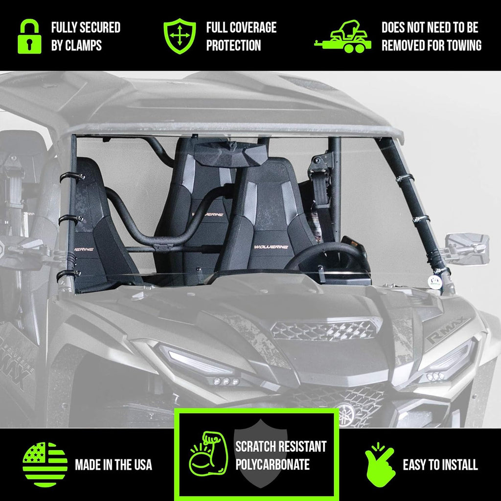 UTV Windshield 1/4" Scratch Resistant J90784