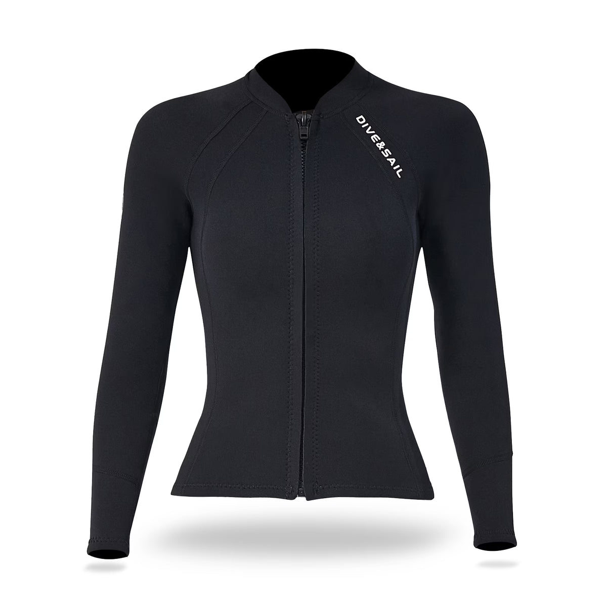 2mm Neoprene Front Zipper Wetsuits Jacket Long Sleeves V9009