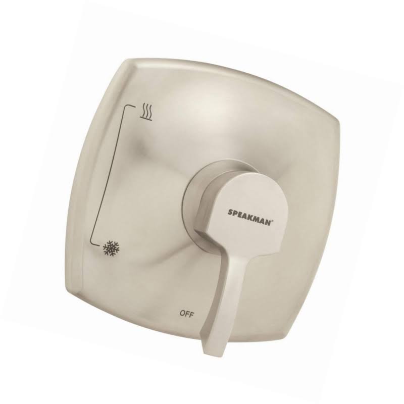 Brushed Nickel Pressure Balance Shower Valve and Trim L63025