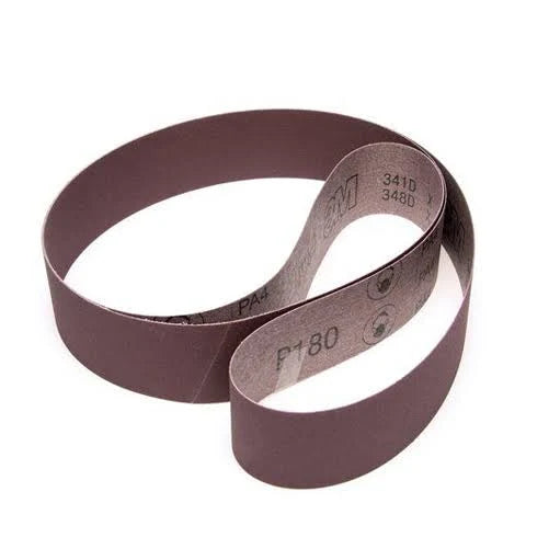 3M Cloth Belt 341D, 50 X-weight, 3 in x 125 in, Film-lok, Single-Flex H482