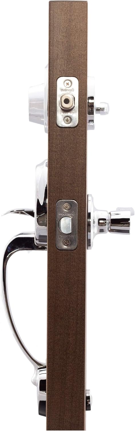 Polished Stainless Front Door Handle Set, Pack of 2 L7484