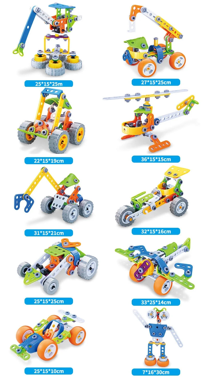 167 Pieces STEM Toy Building Blocks Set U969