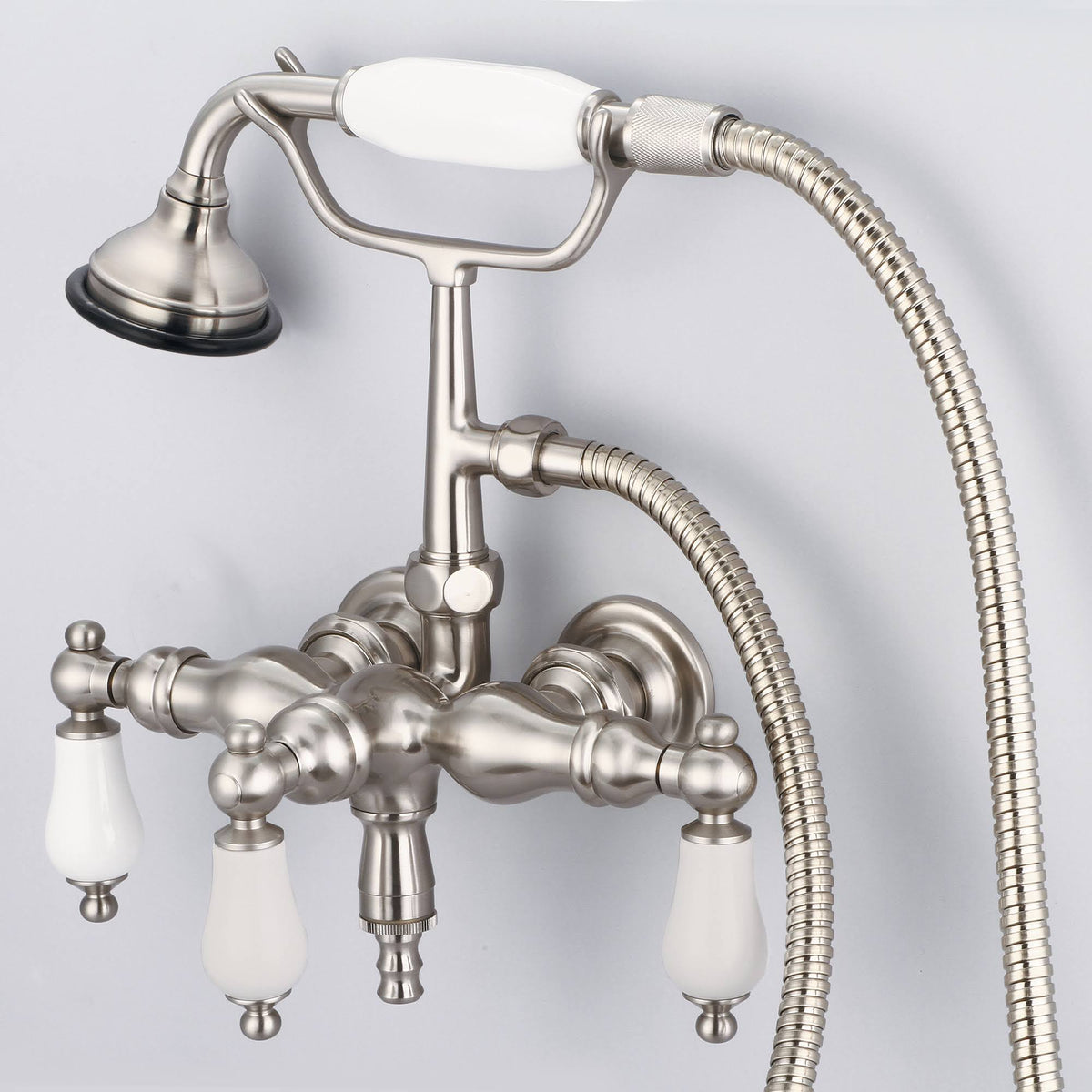 Vintage Classic Wall Mount Tub Faucet with Down Spout X40905