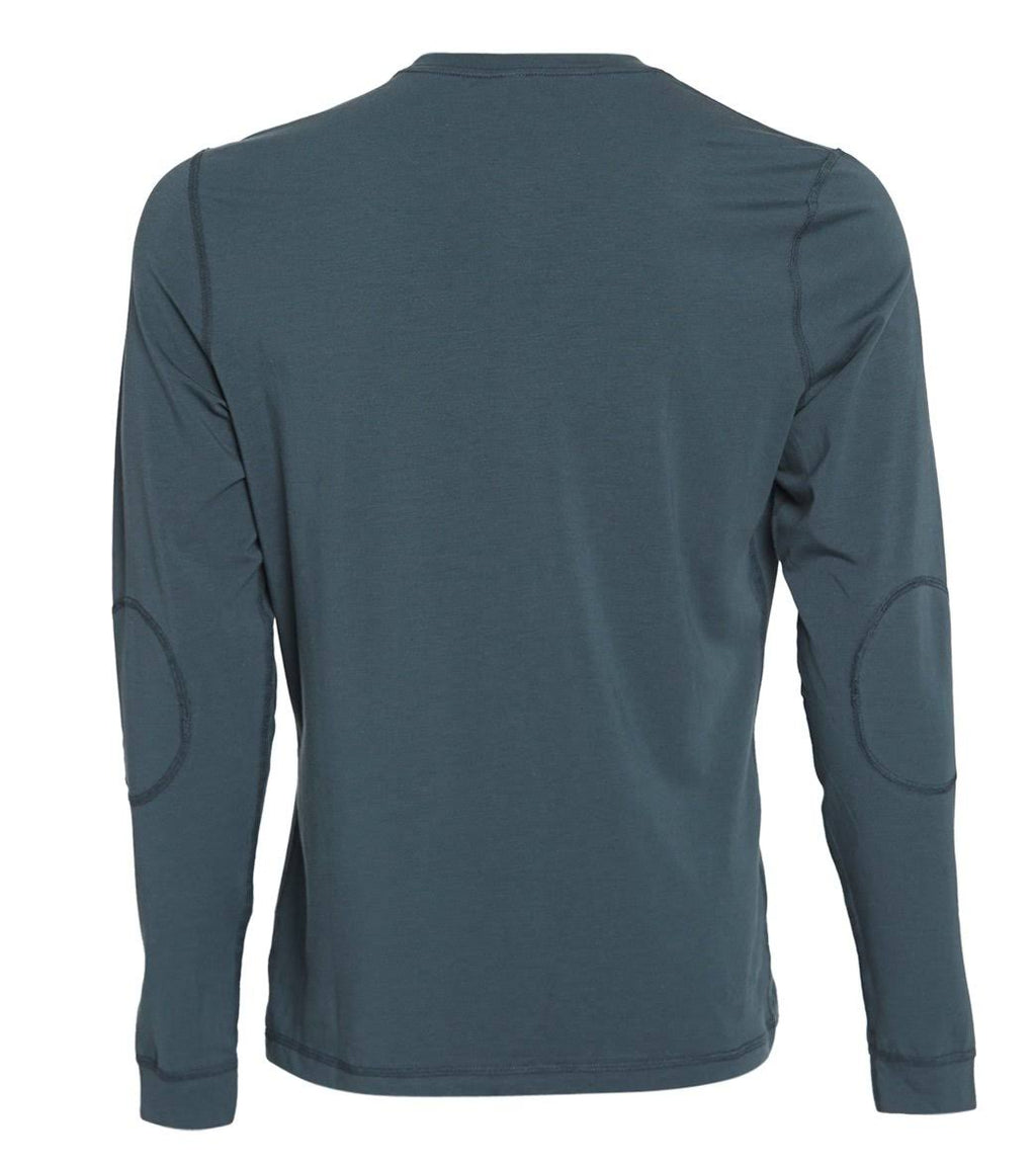 Long-Sleeve Henley - Large / Indigo J36162