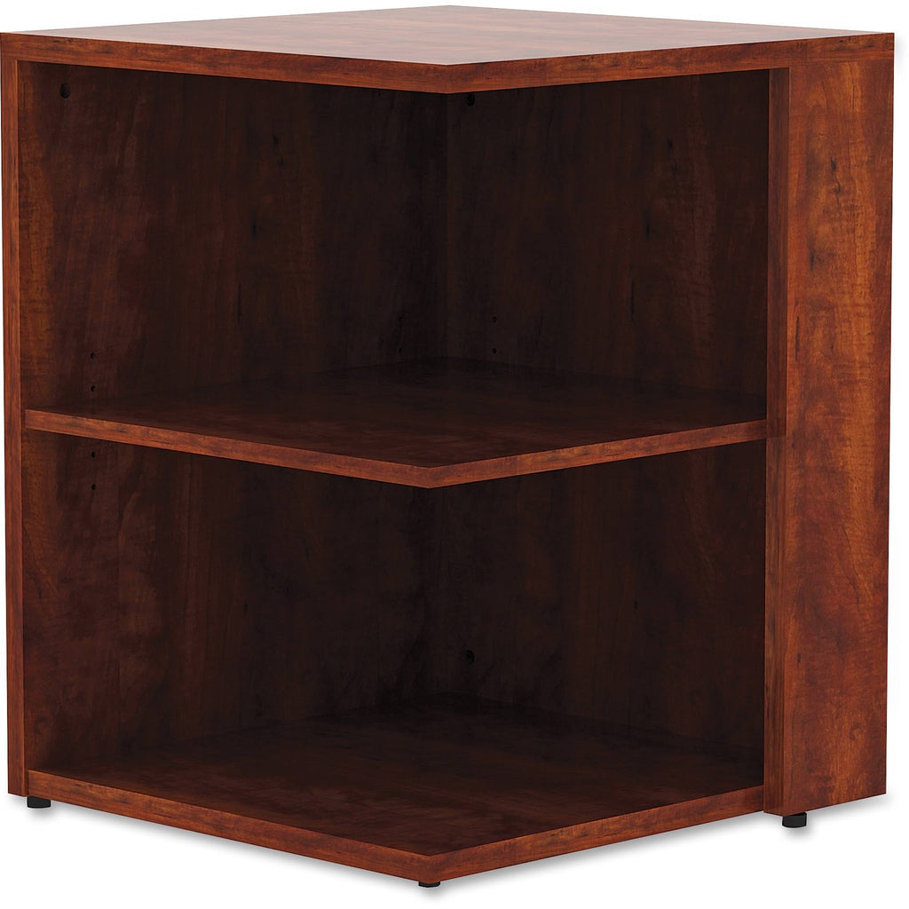 Cherry Laminate Square Bookcase B9617