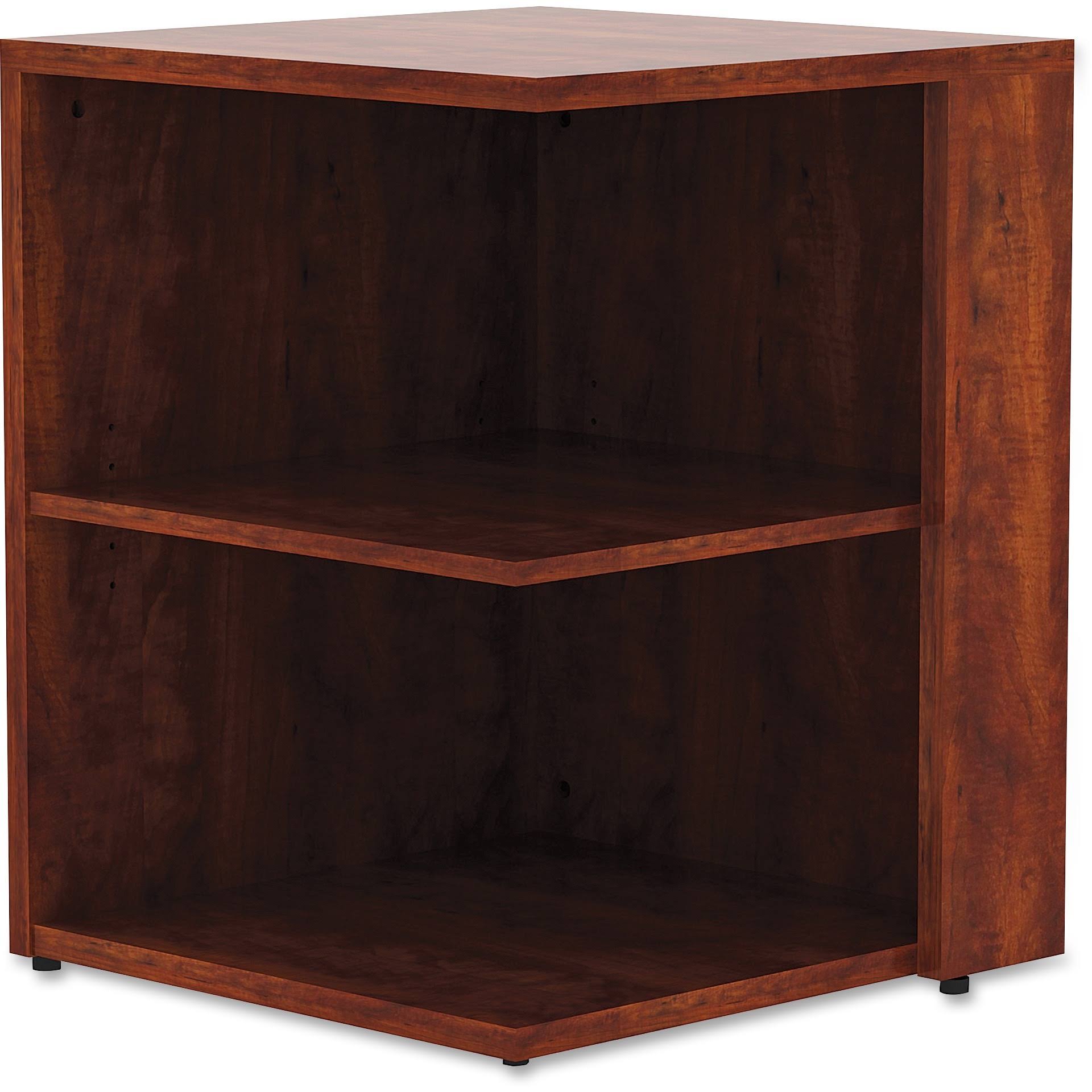 Cherry Laminate Square Bookcase B9617