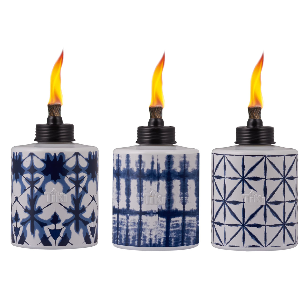 3-Pack 5.75" Glass Table Torch F81558