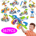 167 Pieces STEM Toy Building Blocks Set U969