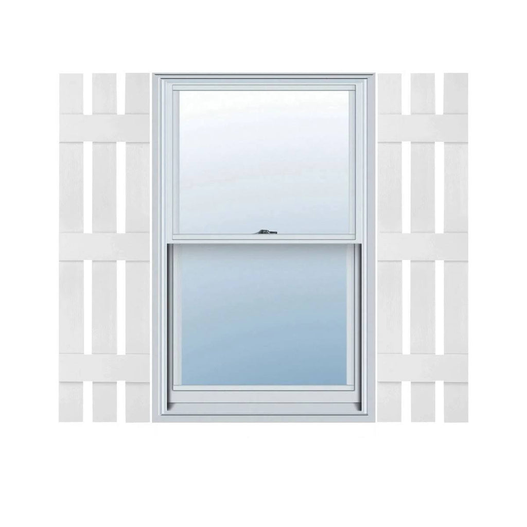 12x22W x 59x22H Vinyl Board-n-Batten Shutters L7549