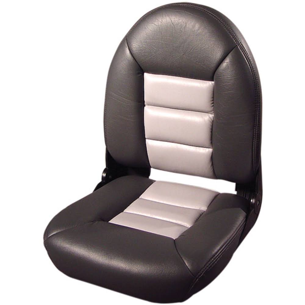 Gray & Charcoal High Back Seat E7708
