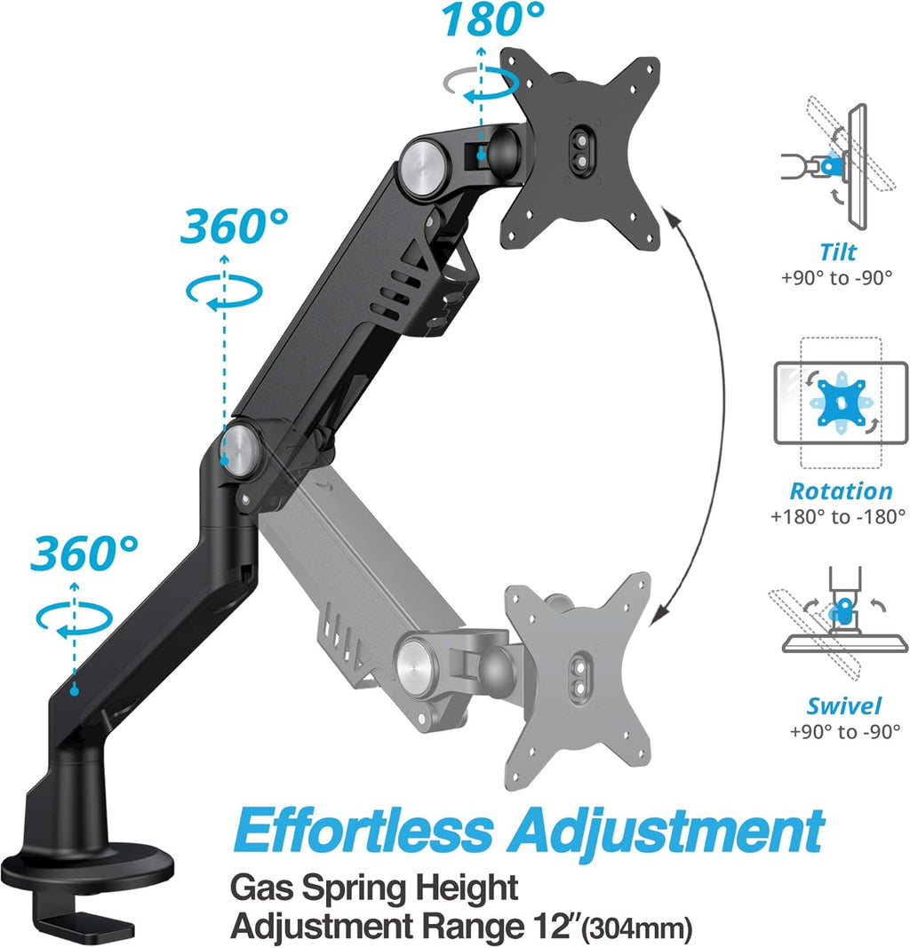 Single Monitor Arm Desk Mount D560
