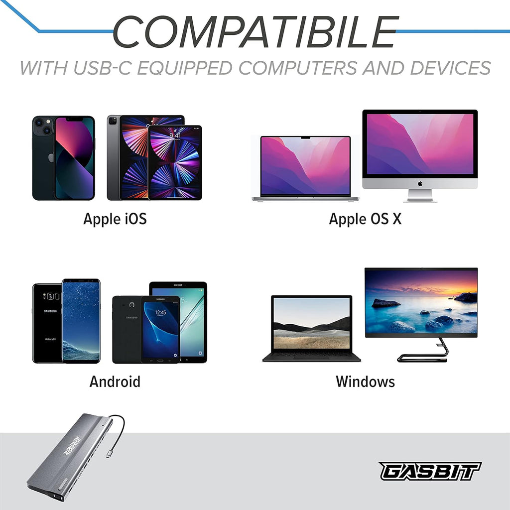 14-in-1 USB C Hub Multiport Adapter, Pack of 2 Z9853