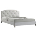 White Full Wood Bed E33401