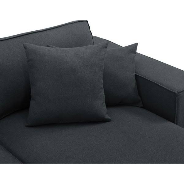 Dark Grey Linen Loveseat M71894