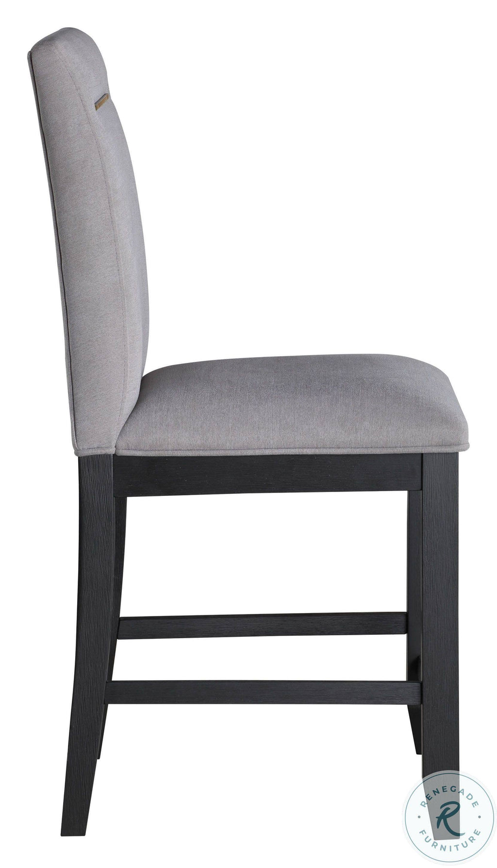 Light Grey Counter Height Chair Set of 2 X5921