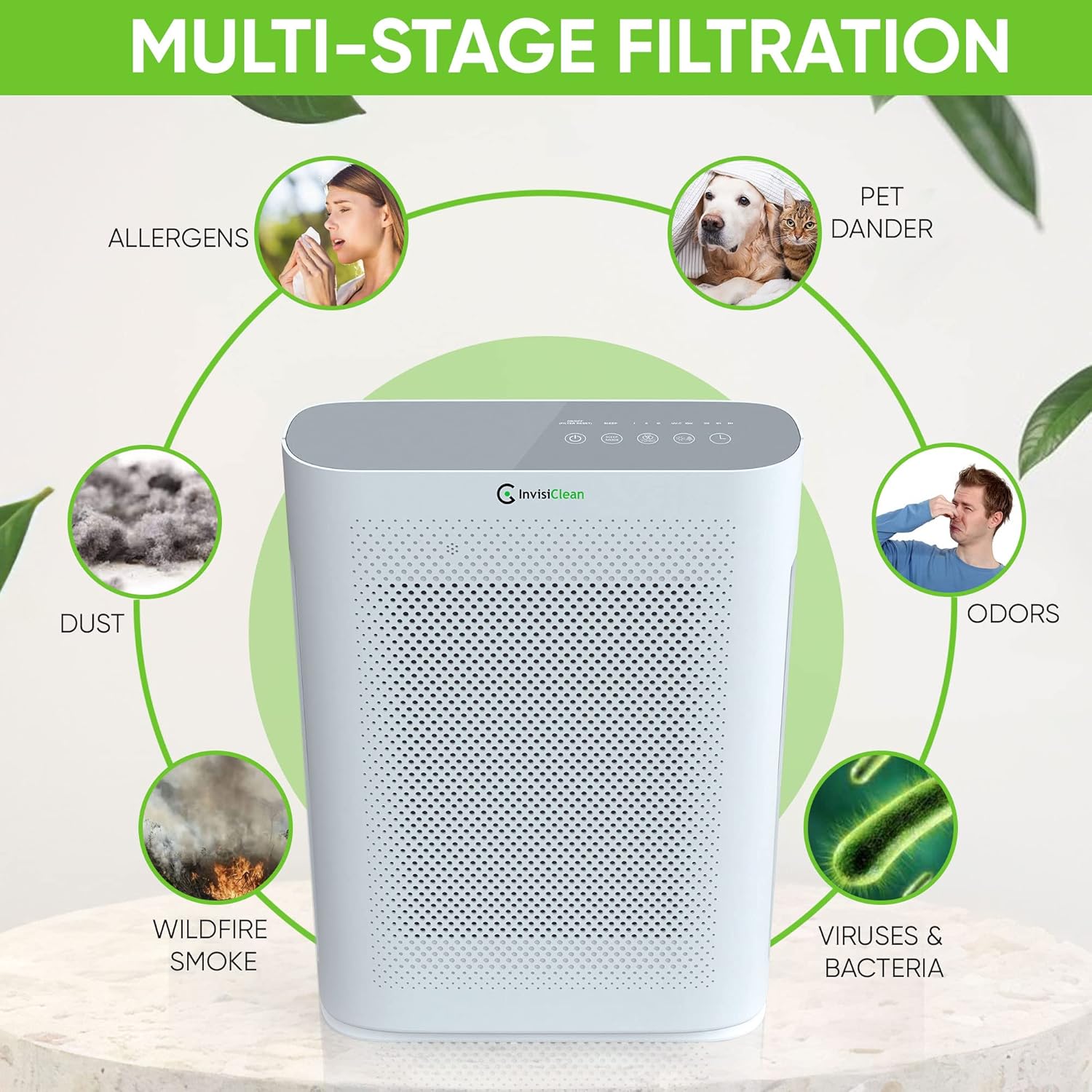4-in-1 H13 True HEPA Air Purifier K30638