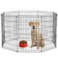 8 Panel 36 inch Dog Playpen Crate Exercise Cage A91891