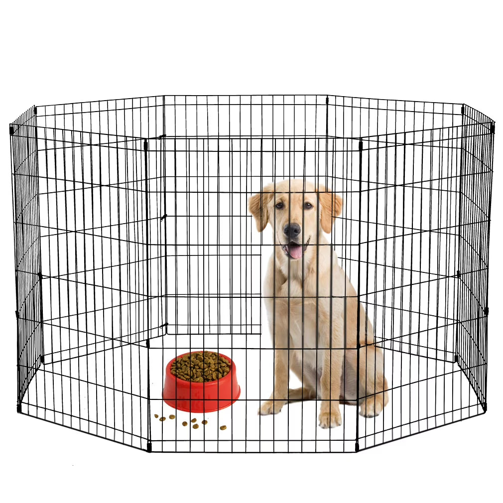 8 Panel 36 inch Dog Playpen Crate Exercise Cage A91891