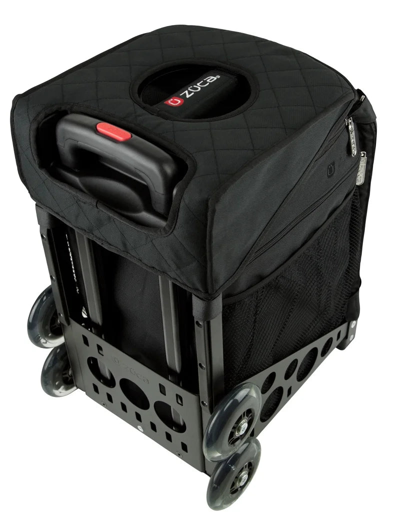 18" Sport Bag with Non-Flashing Wheels and Black/Pink Seat Cover D214019