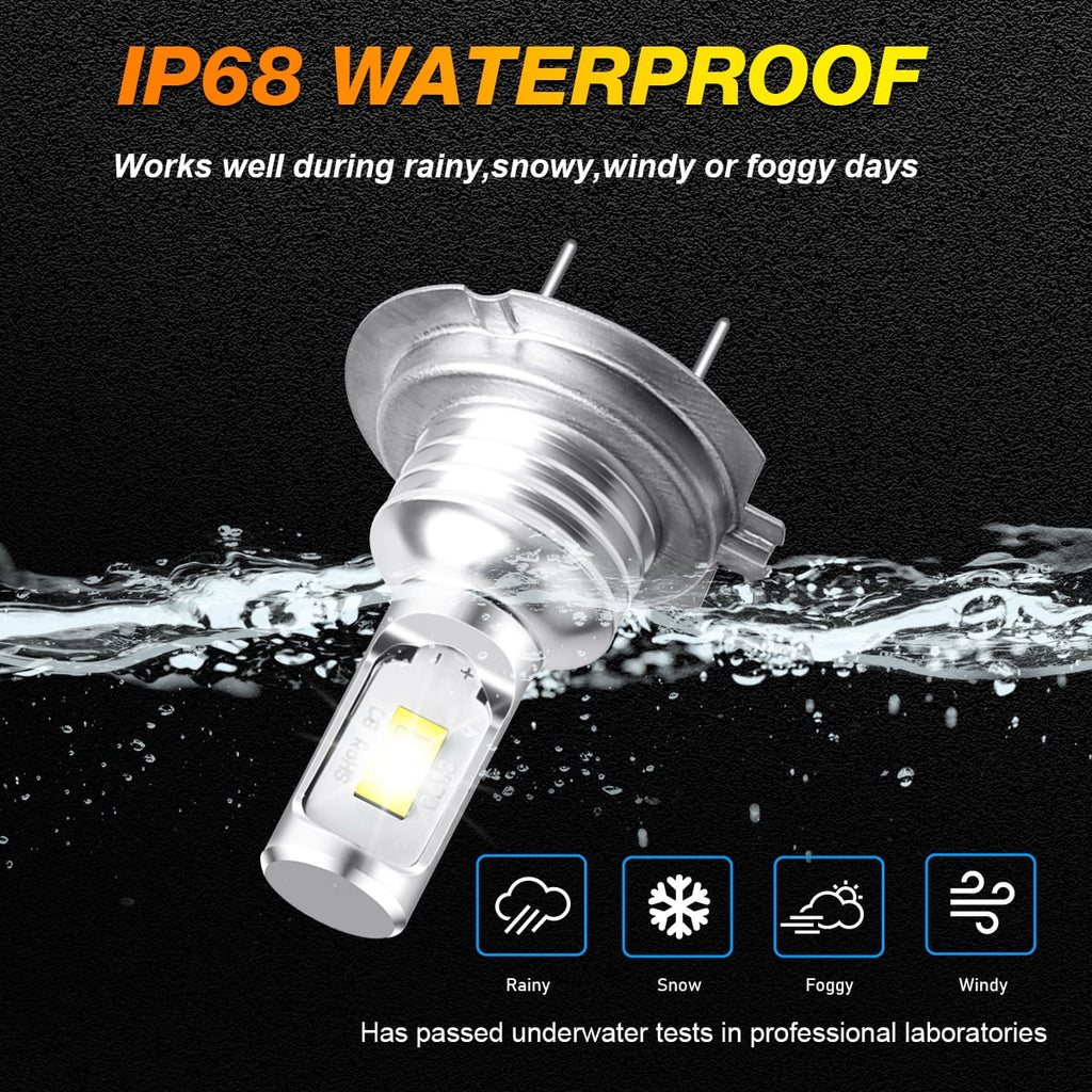 Combo LED Headlight + Fog Light Bulbs Kit R741