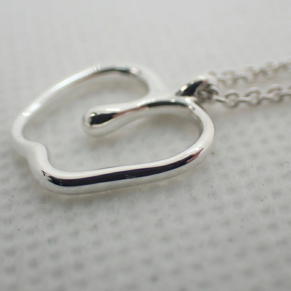 925 Apple Pendant Necklace W20043