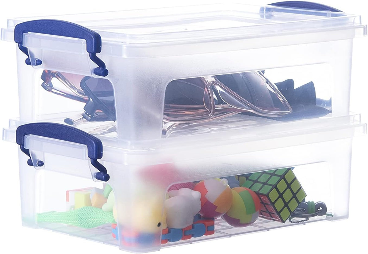 Clear Plastic Storage Bins with Lids N18741