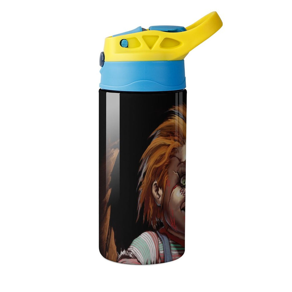 Insulated Stainless Steel Water Bottle with Straw I15020