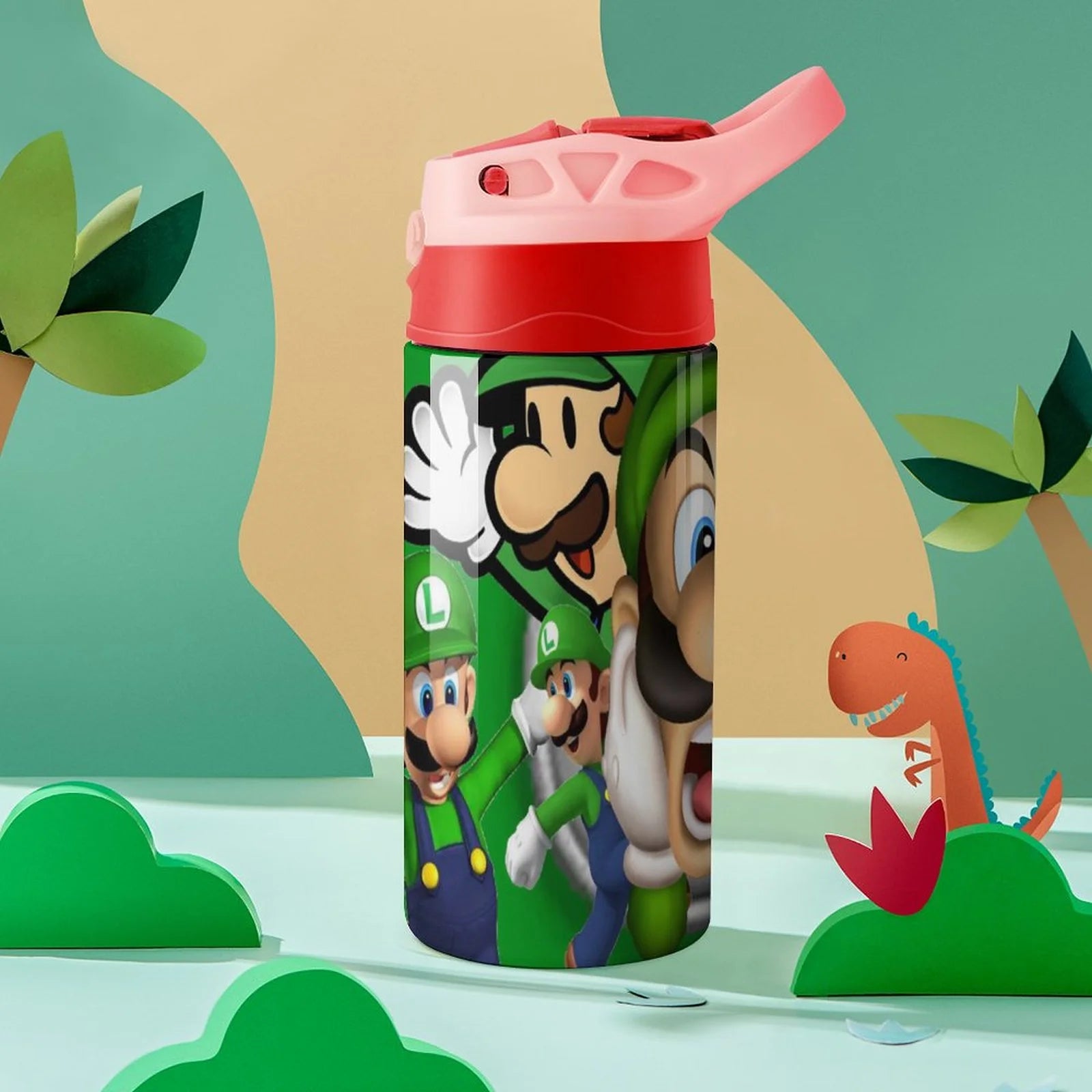 Insulated Stainless Steel Water Bottle with Straw V12400