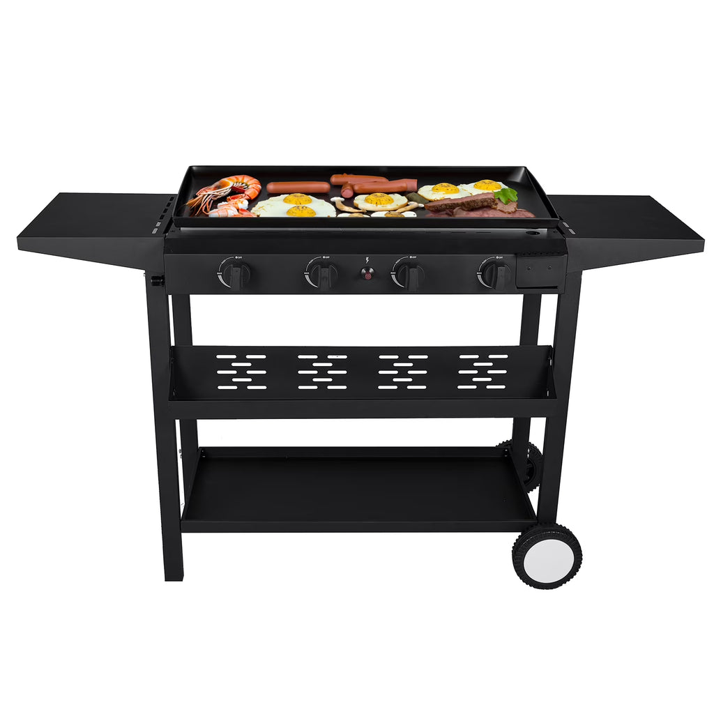 4-Burner Propane Gas BBQ Grill Cooking Station S574