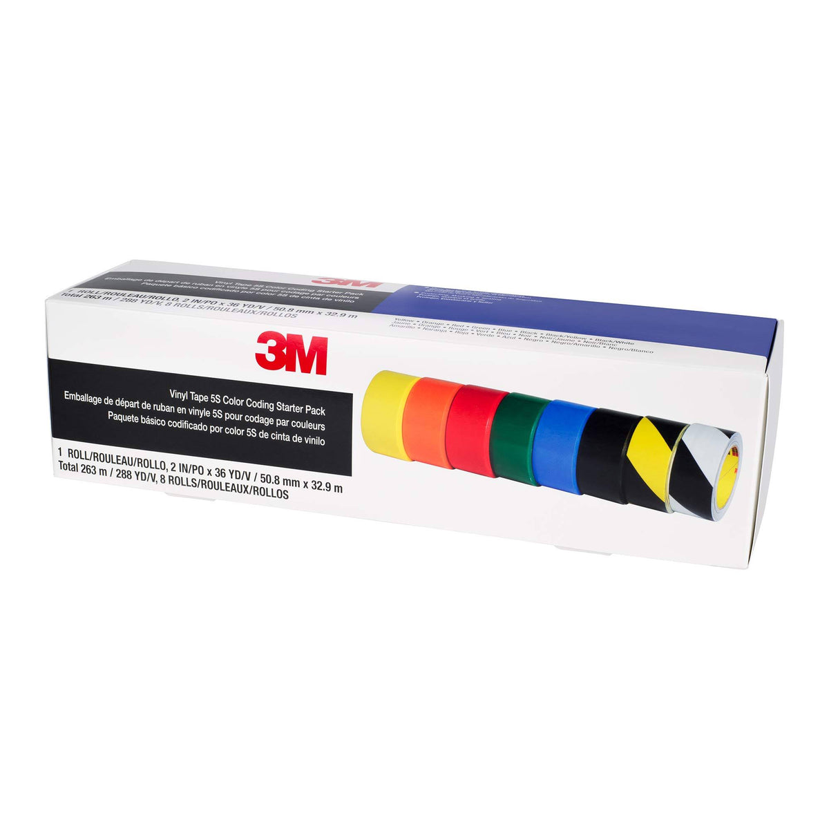 3M Vinyl Tape Safety and 5S Color Coding Pack S26558