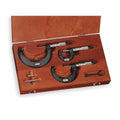 Micrometer Set, 0 to 3 in, 0.0001 in C246160
