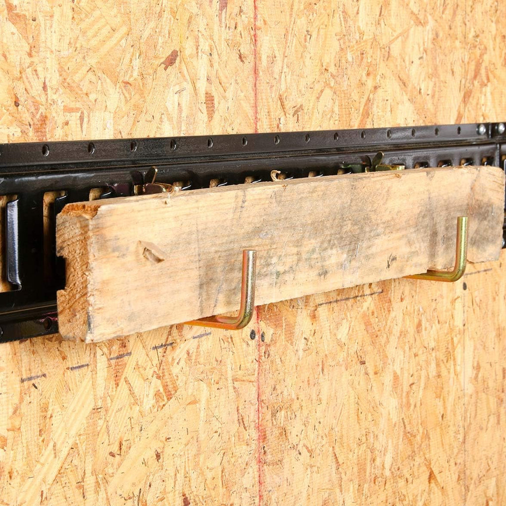 Black Powder Coated Steel E Track Tie-Down Rails I4978