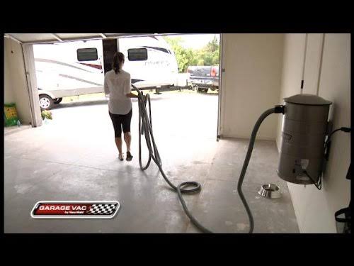 Wall Mounted Garage and Car Vacuum with 50 ft Hose Q8175