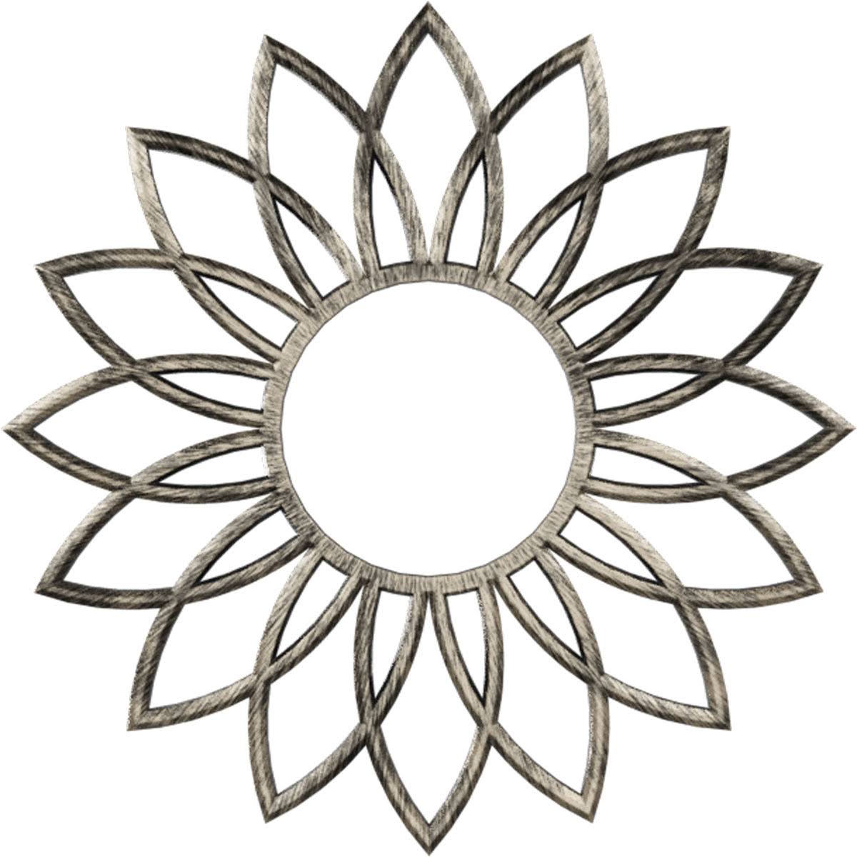 36x22OD x 13 7/8x22ID x 1x22P PVC Pierced Ceiling Medallion D23570