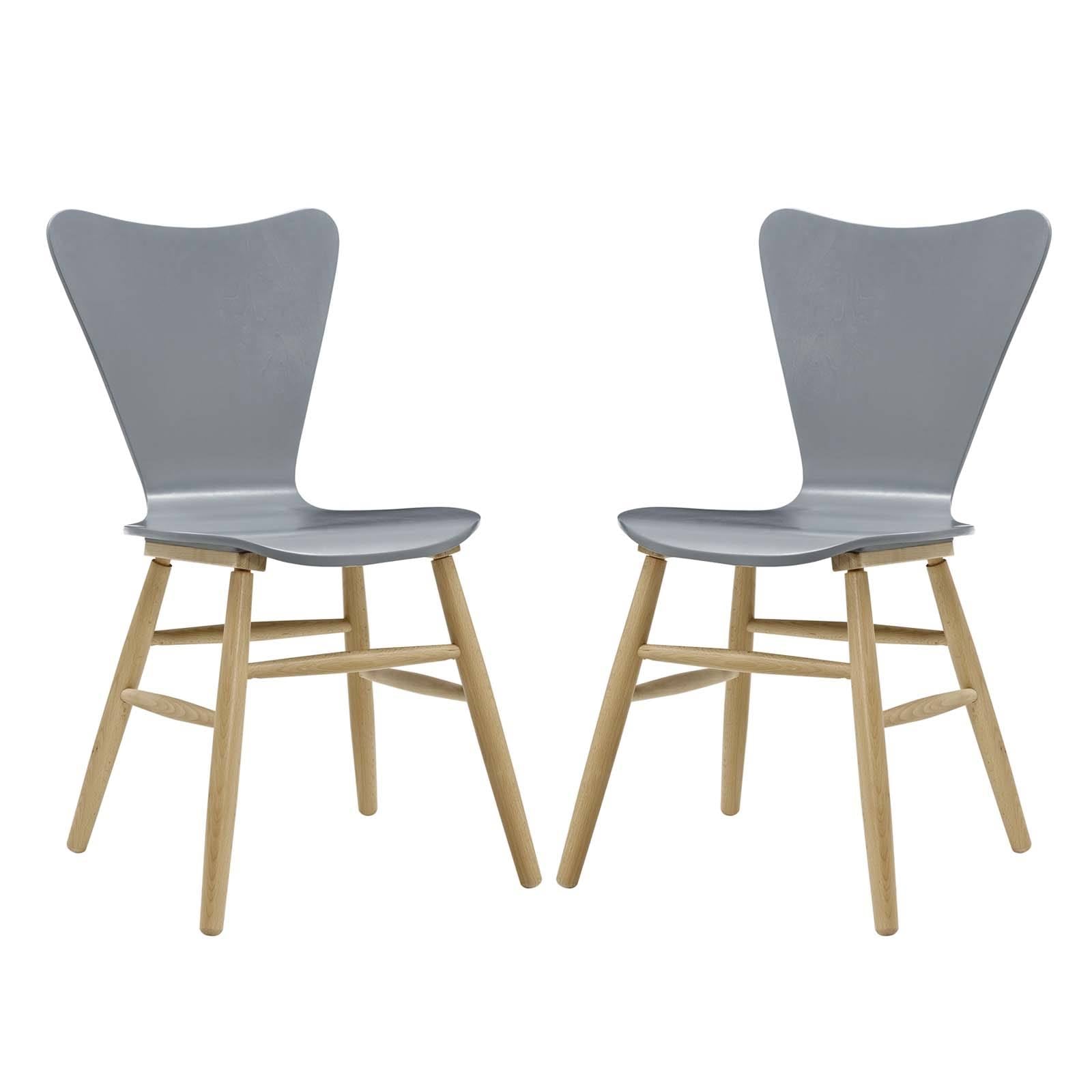 Gray Dining Chair Set of 2 N14607