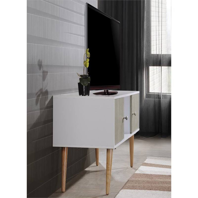White/Grey Retro Entertainment Unit L595
