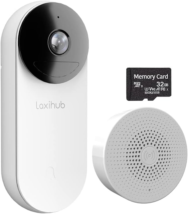 Video Doorbell Camera Wireless, 1080PHD Rechargeable Battery, Pack of 2 C352947