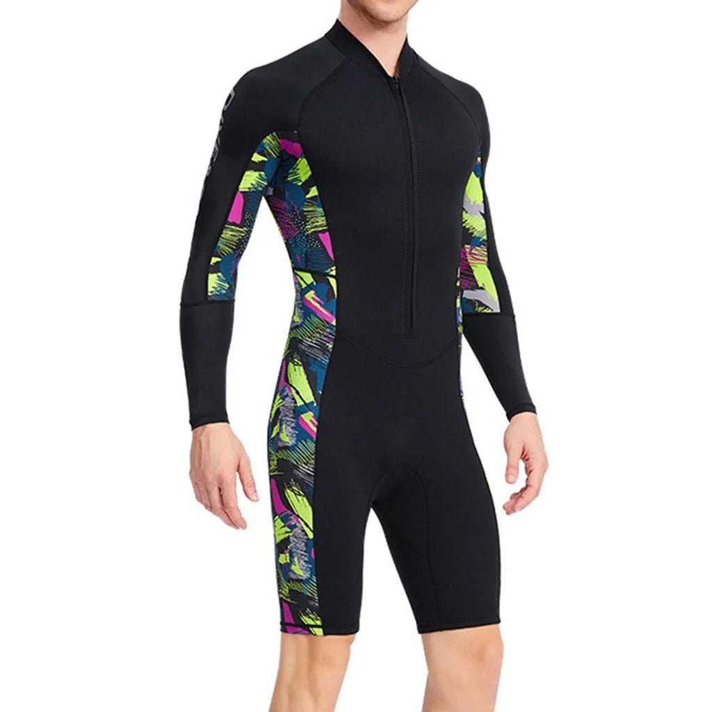 1.5mm Wetsuit Shorty Front Zip Long Sleeve D83096
