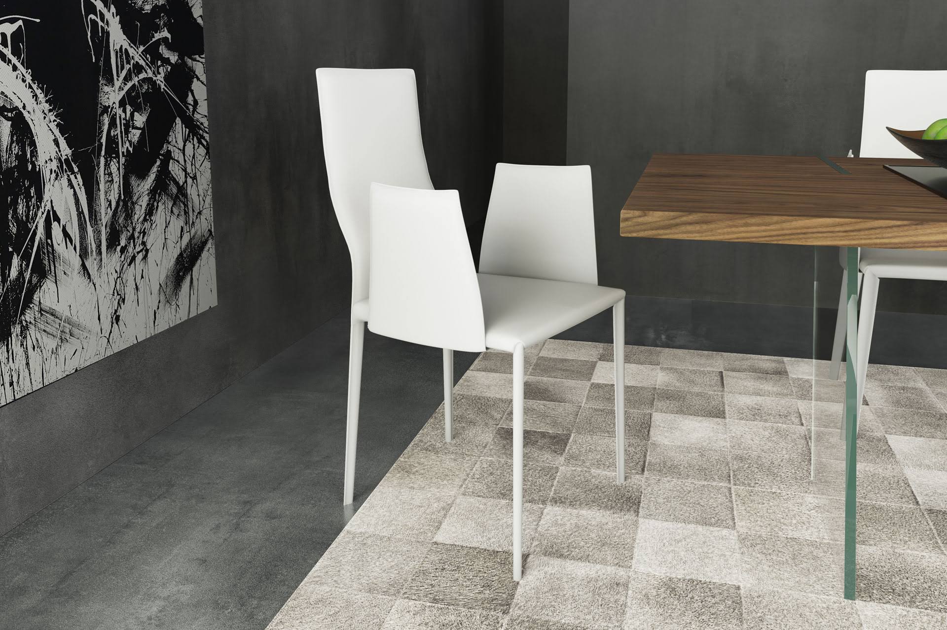 Reclaimed Dove Gray Dining Chair E7677